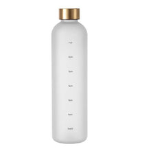 Load image into Gallery viewer, Portable Space Cup Sports Water Bottle Fruit Lemon Juice Drinking Bottle Outdoor travel camping plastic cup beverage utensils Motivational Water Bottle with Time Marker to Drink Reusable Plastic Bottle with BPA Free for Gym and Sports