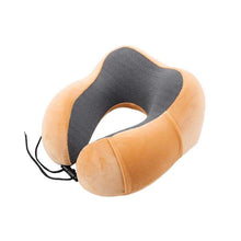Load image into Gallery viewer, Portable U-Shape Magnetic Headrest 30x28cm Neck Pillow Memory Foam Travel Office Car Embrace Cervical Pillow Cotton Neck Pillow Cervical Vertebra Travel Portable Noon Break Aircraft Neck Pillow For Traveling Upgraded Travel Neck Pillow Travel Accessories