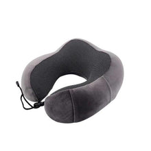 Load image into Gallery viewer, Portable U-Shape Magnetic Headrest 30x28cm Neck Pillow Memory Foam Travel Office Car Embrace Cervical Pillow Cotton Neck Pillow Cervical Vertebra Travel Portable Noon Break Aircraft Neck Pillow For Traveling Upgraded Travel Neck Pillow Travel Accessories