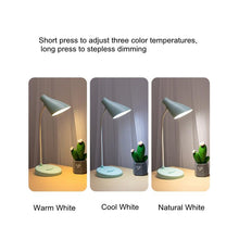 Load image into Gallery viewer, Portable USB Rechargeable LED Folding Desk Lamp Eye Protection Touch Dimming Working Reading Table Lamp For Book Bed Office Decorative Table Lamp Cute Study Lamps for Bedroom Décor