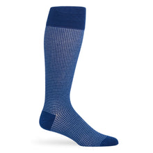 Load image into Gallery viewer, Powder / Navy Birdseye Dress Socks