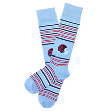 Load image into Gallery viewer, Powder Ole Miss Helmet Dress Socks