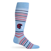 Load image into Gallery viewer, Powder Ole Miss Helmet Dress Socks