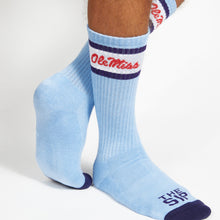 Load image into Gallery viewer, Powder Retro Script Casual Crew Socks