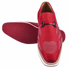 Load image into Gallery viewer, Powerball Textile Printed Red Bottom Casual Shoes For Men