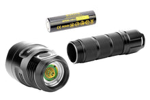 Load image into Gallery viewer, Powerful Flashlight Rechargeable Waterproof Searchlight Powerful Long Beam Distance LED Super Bright Flashlight Cree Torch with Ramping Indicator USB Charger Super Bright Torch Best For Hiking Hunting Camping Outdoor Sport