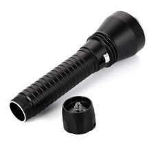 Load image into Gallery viewer, Powerful LED Rechargeable Dive Flashlight Cree Diving Flashlight Underwater Waterproof High Lumen LED Scuba Diving Torch Flashlight For Scuba Diving Underwater Torch