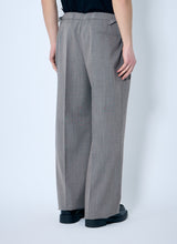 Load image into Gallery viewer, Prada Men Belted Tailored Wool-Blend Pants