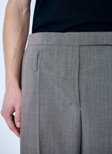 Load image into Gallery viewer, Prada Men Belted Tailored Wool-Blend Pants