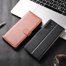 Load image into Gallery viewer, Premium PU / Leather Case Magnetic Closure Protective Flip Wallet Case Cover Leather Case for Xiaomi Redmi Note 11S 10 10S 9 9S 9T 8T 8 7 6 5 5A Pro Max 4X 9A 8A 7A 6A POCO X3 NFC Flip Wallet