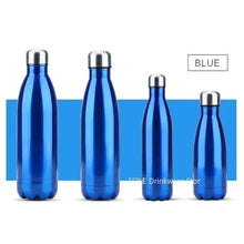 Load image into Gallery viewer, Premium Quality 350/500/750/1000ml Double-wall Creative BPA free Water Bottle Stainless Steel Beer Tea Coffee Portable Sport Vacuum thermos