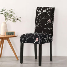 Load image into Gallery viewer, Print Pattened Dining Chair Cover Spandex Elastic Chair Slipcover Stretch Case For Chairs Wedding Hotel Banquet Fit Stretch Short Dining Room Chair Covers with Printed Pattern Banquet Chair Seat Protector Slipcover For Home Party Hotel Wedding Ceremony