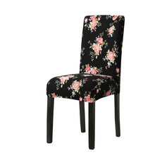 Load image into Gallery viewer, Print Pattened Dining Chair Cover Spandex Elastic Chair Slipcover Stretch Case For Chairs Wedding Hotel Banquet Fit Stretch Short Dining Room Chair Covers with Printed Pattern Banquet Chair Seat Protector Slipcover For Home Party Hotel Wedding Ceremony