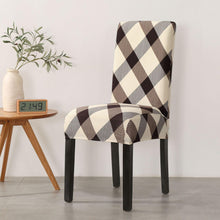Load image into Gallery viewer, Print Pattened Dining Chair Cover Spandex Elastic Chair Slipcover Stretch Case For Chairs Wedding Hotel Banquet Fit Stretch Short Dining Room Chair Covers with Printed Pattern Banquet Chair Seat Protector Slipcover For Home Party Hotel Wedding Ceremony