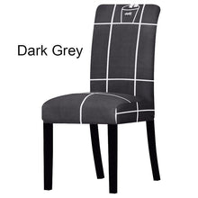 Load image into Gallery viewer, Printed Chair Cover Economical and Practical Stretch Seat Cover Slipcovers Big Elastic Washable Dining Chairs Beach Chairs Removable Washable Short Parsons Kitchen Chair Covers Protector for Dining Room Hote