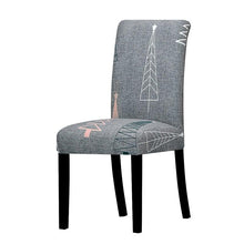 Load image into Gallery viewer, Printed Chair Cover Economical and Practical Stretch Seat Cover Slipcovers Big Elastic Washable Dining Chairs Beach Chairs Removable Washable Short Parsons Kitchen Chair Covers Protector for Dining Room Hote