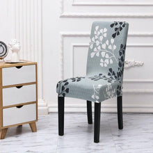 Load image into Gallery viewer, Printed Chair Cover Spandex Stretch Durable Soft Seat Chair Covers Slipcovers for Kitchen Dining Room Wedding Banquet Hotel Chair Covers for Dining Room Stretch Spandex Removable Washable Anti-dust Seat Slipcover Protector for Hotel Office Ceremony