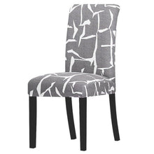 Load image into Gallery viewer, Printed Chair Cover Washable Removable Big Elastic Seat Arm Covers Slipcovers Stretch For Banquet Hotel Printed Dining Chair Slipcovers, Removable Washable Soft Spandex Stretch Chair Covers Banquet Chair
