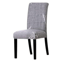 Load image into Gallery viewer, Printed Chair Cover Washable Removable Big Elastic Seat Arm Covers Slipcovers Stretch For Banquet Hotel Printed Dining Chair Slipcovers, Removable Washable Soft Spandex Stretch Chair Covers Banquet Chair