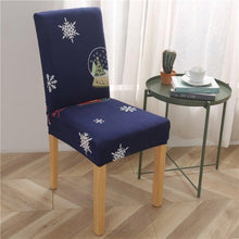 Load image into Gallery viewer, Printed Modern Chair Cover Spandex Stretch Elastic Chair Covers Seat Cover For Dining Room Hotel Wedding Banquet Cover Printed Stretchable Parson Chair Covers for Dining Room Pattern Stretch Dining Chair Slipcover Washable Removable for Kitchen