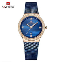 Load image into Gallery viewer, Fashion Elegant Watches Luxury Analog Women Watch With Date Casual Quartz Wristwatch With Stainless Steel Mesh Band Perfect Gift