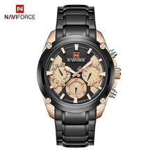 Load image into Gallery viewer, Men's Waterproof Stainless Steel Watch With Chronometers Business Style Wristwatch Unique Design Perfect Gift
