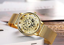 Load image into Gallery viewer, Unisex Metal Silver Watch With Steel Bracelet Unique Design Perfect Gift For Your Loved One
