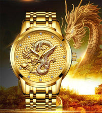 Load image into Gallery viewer, Men's Waterproof Watch With 3D Dragon Design Excellent Look Perfect Gift For Your Man