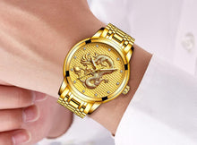 Load image into Gallery viewer, Men's Waterproof Watch With 3D Dragon Design Excellent Look Perfect Gift For Your Man