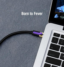 Load image into Gallery viewer, Black Gold Ethernet Cable Cat7 RJ45 Lan Cable SSTP Network Internet Fast LAN Wire Network Gold Plated Patch Cord Cable For PC Router Laptop Cable Ethernet