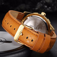 Load image into Gallery viewer, Men's Waterproof Leaghter Watch With Day, Date and Fluorescent Hands Perfect Gift For Your Man