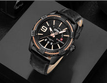 Load image into Gallery viewer, Men's Waterproof Leaghter Watch With Day, Date and Fluorescent Hands Perfect Gift For Your Man
