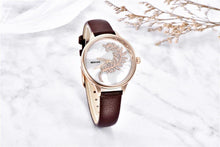 Load image into Gallery viewer, Luxury Womens Round Watch Simple Analog Quartz Watches Elegant Stainless Steel Mesh Strap Fashionable Wrist Watch For Woman