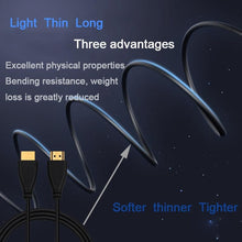 Load image into Gallery viewer, HDMI Cable High Speed Gold Plated Plug Male-Male HDMI Cable Ultra High Speed Gold Plated Connectors Ethernet Audio Return Video 4K Full HD 1080p For HD TV Computer Gaming