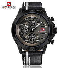 Load image into Gallery viewer, Men's Sports Waterproof Watch With Chronometers And Leather Belt Multifunction Wristwatch Unique Design Perfect Gift