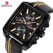 Load image into Gallery viewer, Men's Waterproof Watch With Leather Belt And Chronometers Retro Style Unique Shape Excellent Gift