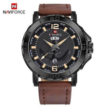 Load image into Gallery viewer, Men's Waterproof Watch With Anchor Detail and Fluorescent Hands Excellent Design Luxury Perfect Gift