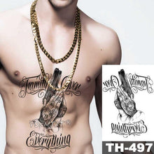 Load image into Gallery viewer, Realistic Temporary Lion Wolf Sticker Tattoo Waterproof Elegant Body Arm Warrior Tattoo For Mens