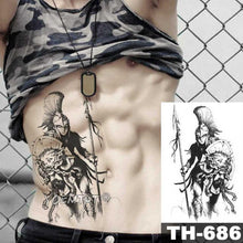 Load image into Gallery viewer, Realistic Temporary Lion Wolf Sticker Tattoo Waterproof Elegant Body Arm Warrior Tattoo For Mens