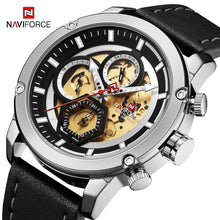 Load image into Gallery viewer, Sport Watches For Men Waterproof Watch Analog Quartz Leather Band Wristwatch Unique Design Perfect Gift