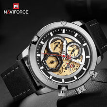 Load image into Gallery viewer, Sport Watches For Men Waterproof Watch Analog Quartz Leather Band Wristwatch Unique Design Perfect Gift