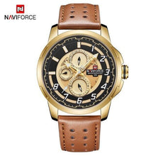 Load image into Gallery viewer, Sport Watches For Man Waterproof Watch Analog Quartz Leather Band Date Calendar Unique Wristwatch Perfect Gift