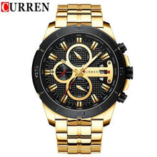 Load image into Gallery viewer, Men's Waterproof Watch With Chronometers Day View And Fluorescent Hands Unique Luxury Design Perfect Gift