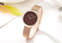 Load image into Gallery viewer, Women's Casual Stainless Steel Watch With Knitted Bracelet Excellent Background Unique Design Perfect For Her