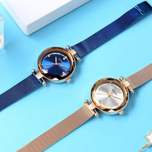 Load image into Gallery viewer, Top Luxury Women Watches Rose Gold Analog Watch Fashion Shine Round Design Elegant Stainless Strap Wrist Watch