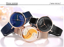 Load image into Gallery viewer, Ultra Thin Rose Gold Women Watches Fashion Analog Quartz Waterproof Wristwatches Elegant Round Design For Women
