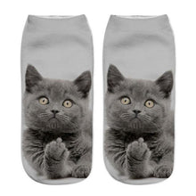Load image into Gallery viewer, New Cartoon Cat Socks 3D Print Art Funny Socks Women Cute Low Cut Ankle Socks Made o Pure Cotton Short Socks Trending Fashion Short Ankle Socks For Men And Women