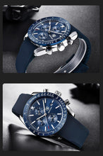 Load image into Gallery viewer, Men Top Luxury Full Steel Business Quartz Watch Men's Casual Waterproof Analog Chronograph Sports Stainless Steel Strap Watches