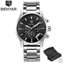 Load image into Gallery viewer, Sport Business Chronograph Steel Men Watches Top Luxury Quartz Male Analog Fashion Watchwrist