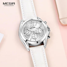 Load image into Gallery viewer, New Luxury White Women Watch Modern Sport Design Quartz Waterproof Wristwatch Business Style For Women
